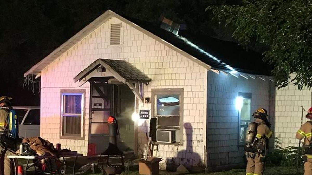 The Hutchinson Fire Department said “multiple improper extension cords” likely started the electrical house fire.