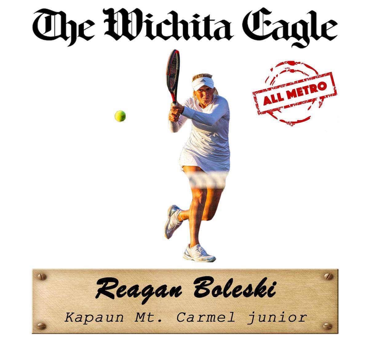 Kapaun Mt. Carmel junior Reagan Boleski.