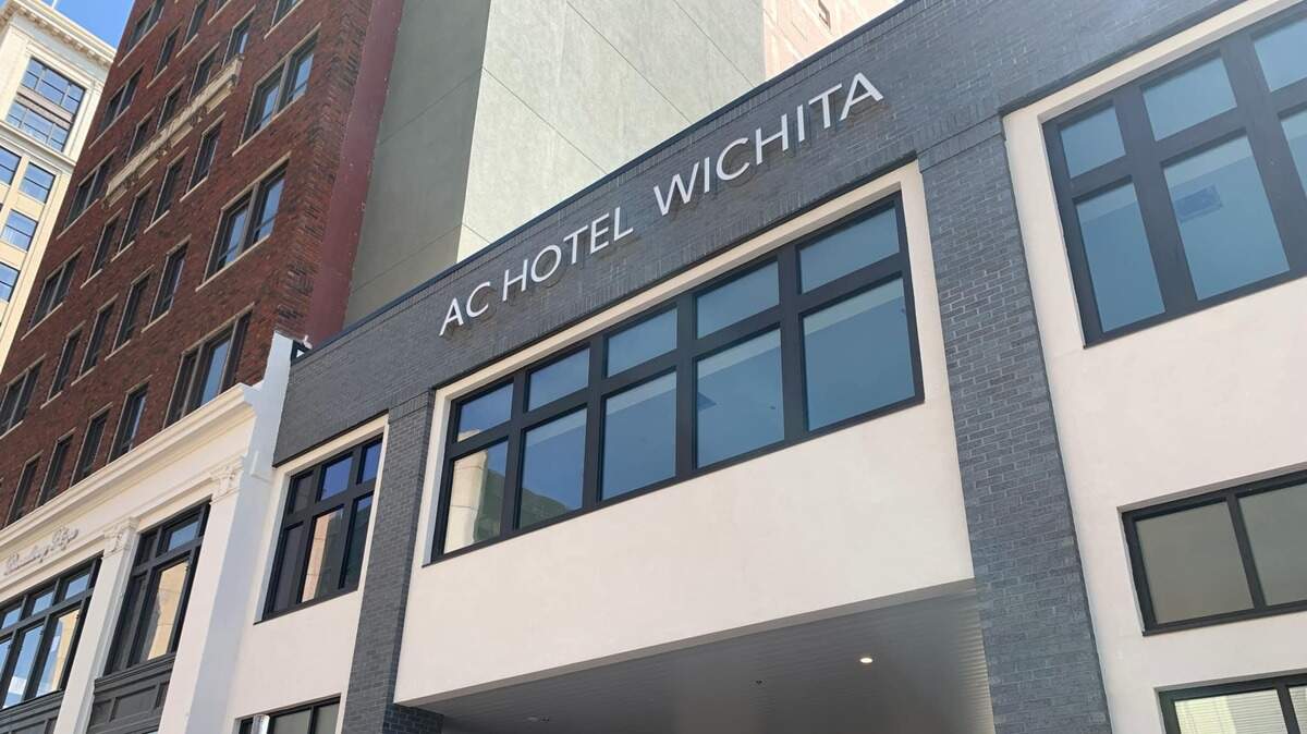 There’s now a sign on the Marriott AC Hotel downtown, and developer Sudha Tokala said there’s finally a realistic estimated opening for the business.