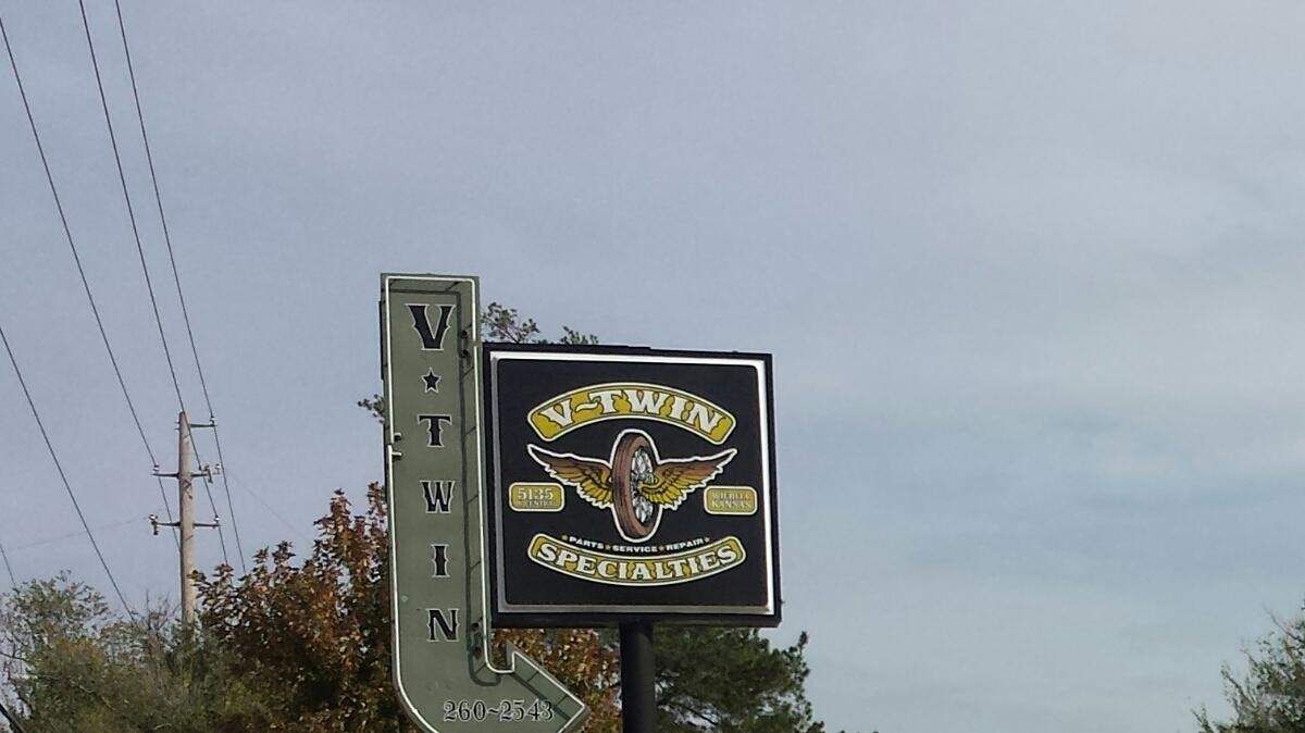 V-Twin Specialties at 5135 W. Central.