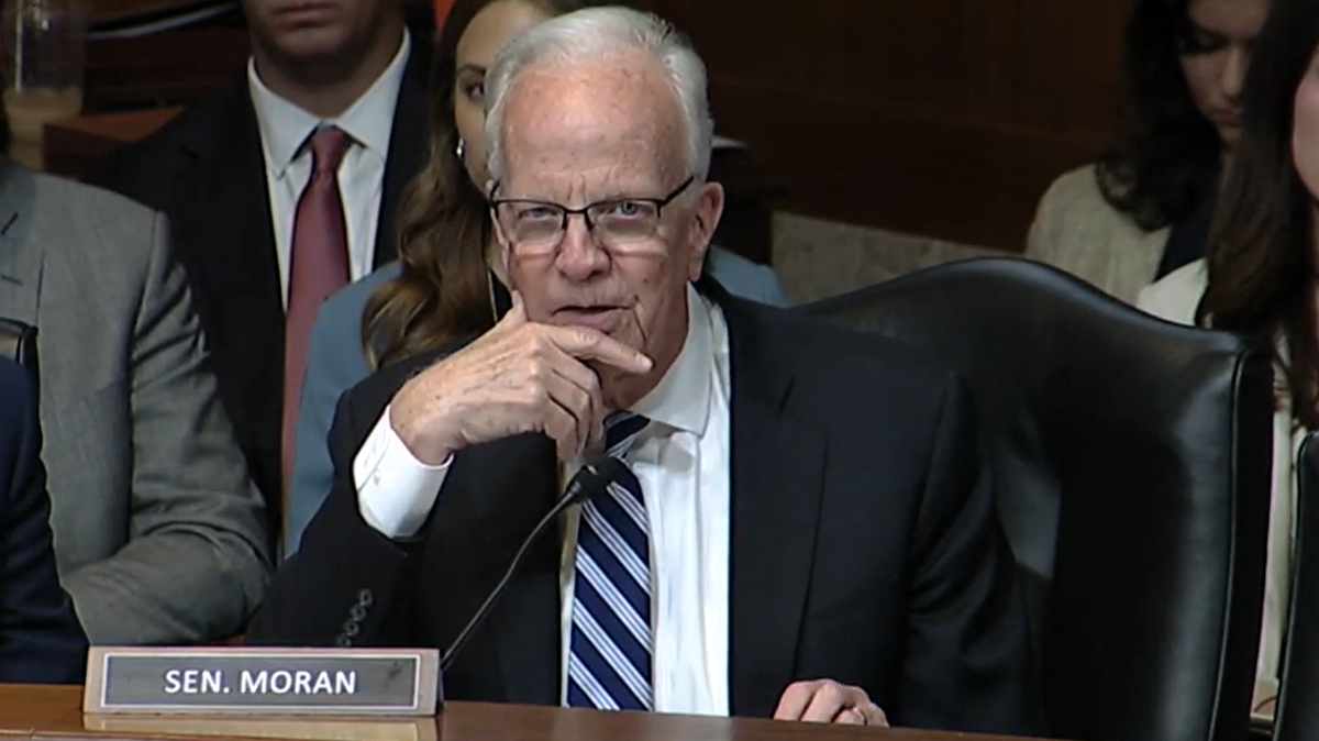Kansas Republican Sen. Jerry Moran questions Secretary of State Marco Rubio on the easing of sanctions on sales of Russian oil, which potentially hurts Ukraine’s effort to stave off the Russian invasion.