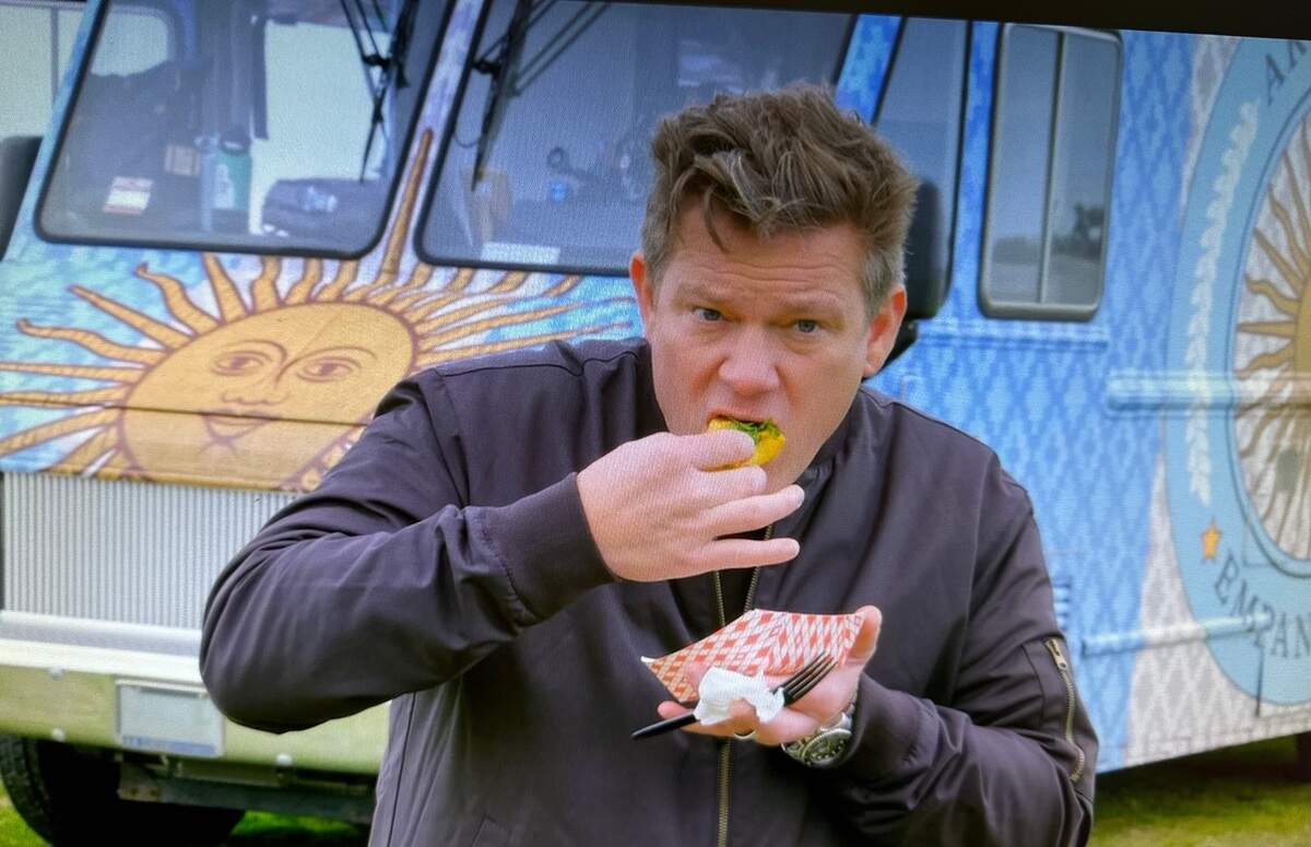 On Sunday’s episode of “The Great Food Truck Race,” celebrity chef and host Tyler Florence told Wichita’s Argentina’s Empanadas that their food was delicious and getting better all the time.
