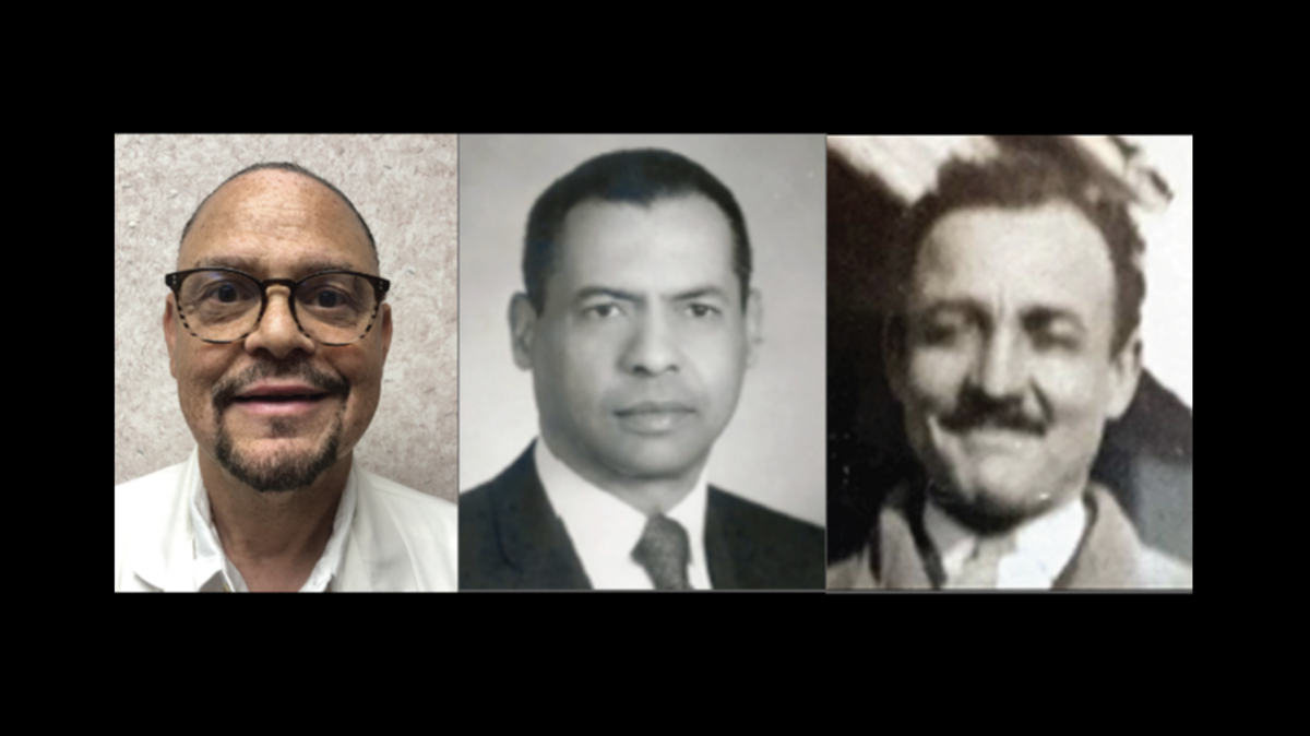 Val Brown Jr., left, followed his father, Val Brown Sr., center, and grandfather, G.G. Brown, into the medical profession.