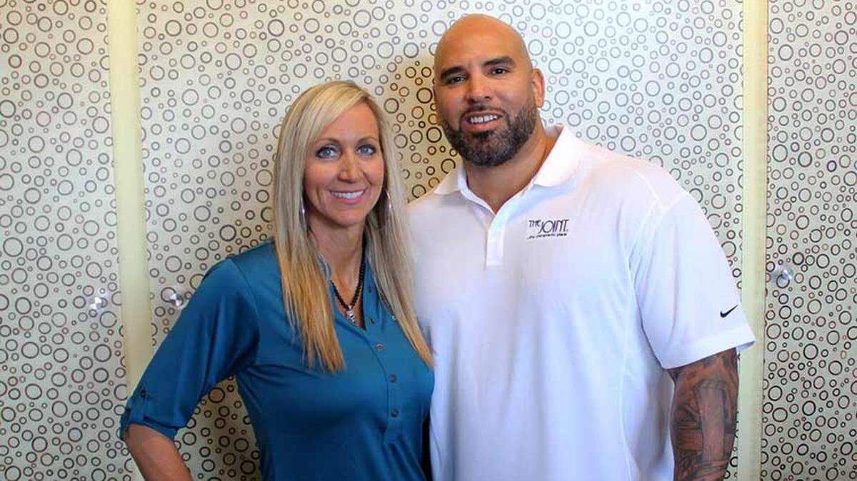 Monique and Roger Haynes-Robertson, in a photo from when they opened their first Joint Chiropractic at NewMarket Square in 2016, now have opened their fourth Wichita-area Joint.
