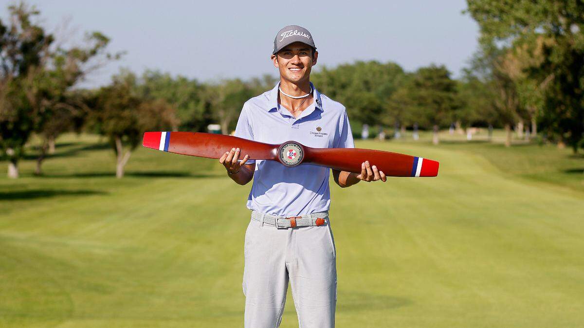 Recent Florida graduate Ricky Castillo won the Wichita Open championship in a playoff at Crestview Country Club on Sunday.