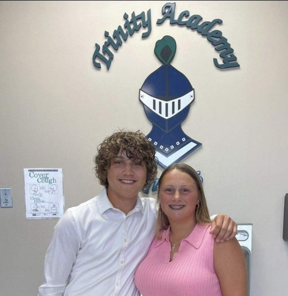 Madison with her brother Kyler Moore.