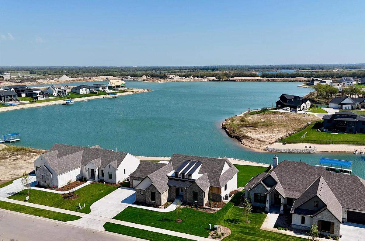 4620 N. Ridge Port St. in Wichita, seen in this aerial street view, is on sale for just more than $1 million.