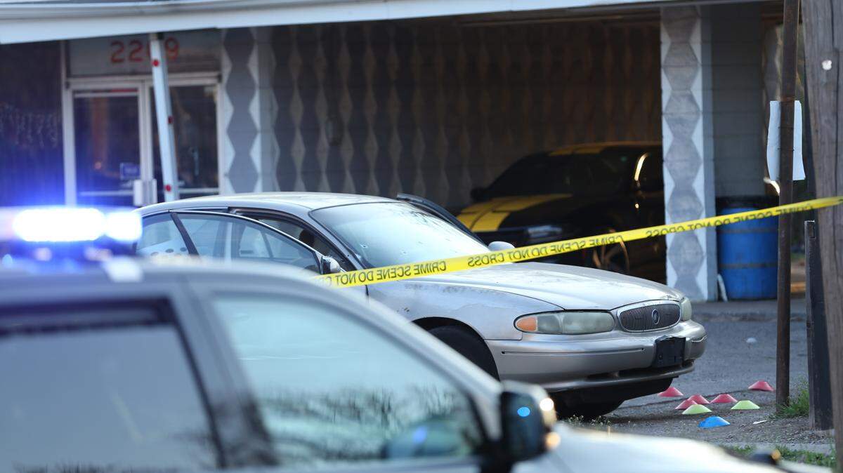 Two people have been arrested in the March 21 killing at a smoke shop parking lot near 21st and Grove. A victim recalls the shooter firing into the vehicle she was driving.