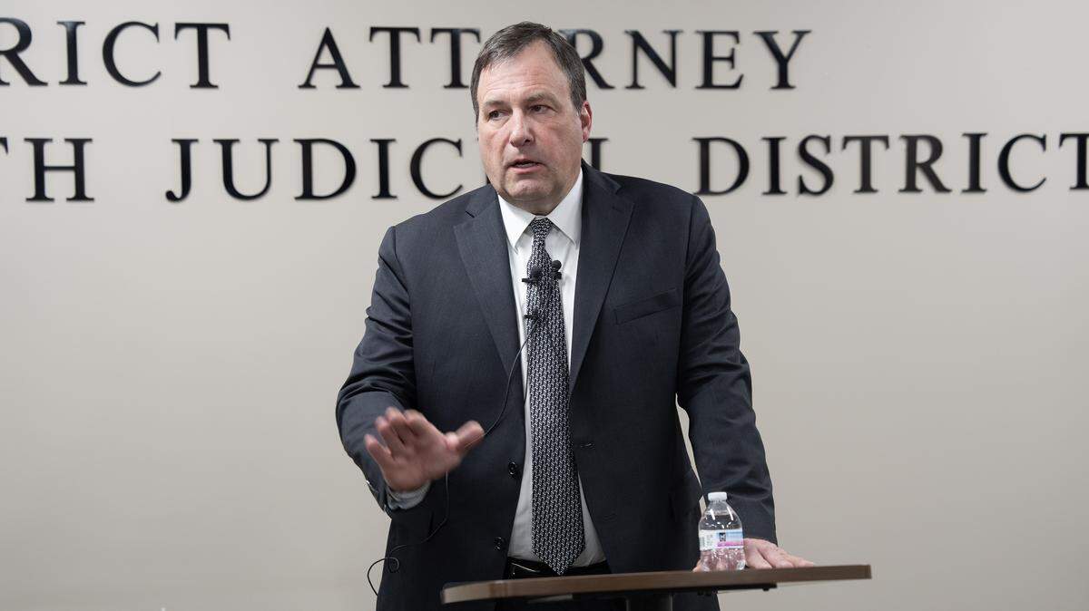 District Attorney Marc Bennett answered questions about an election mailer sent out to Wichita residents. Sedgwick County Election Commissioner Laura Rainwater sent the district attorney a mailer from Wichita Forward to determine if the nonprofit group behind a proposed sales tax violated election laws when it included wrong information.