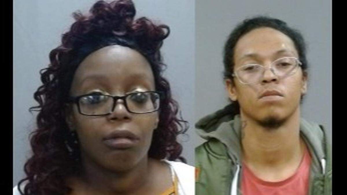 Wilma Presley, left, and Brijin McCullough were arrested and charged after their 1-year-old son died from fentanyl poisoning on Halloween.