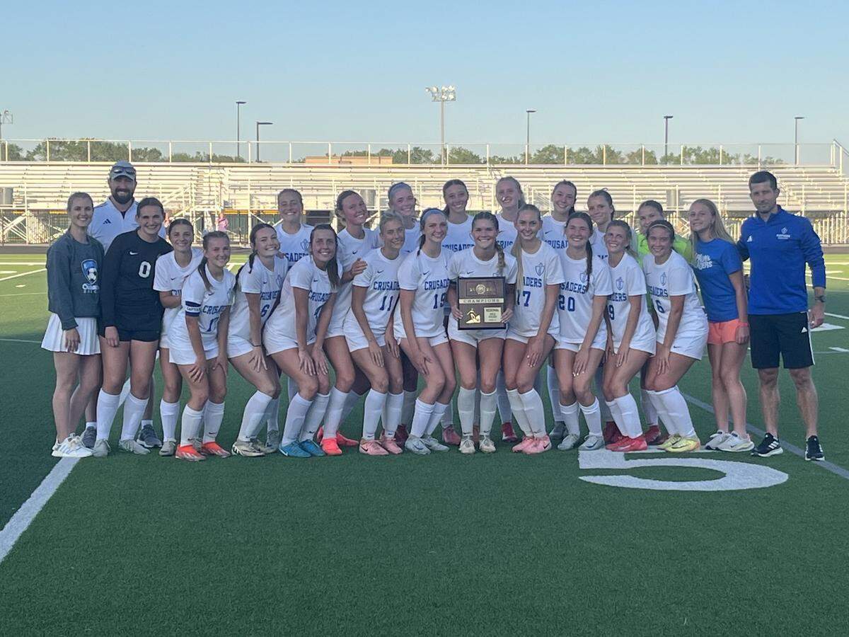 The Kapaun Mt. Carmel girls soccer team handed Maize South its first loss of the season in a 2-1 win in the Class 5A quarterfinals on Monday. The Crusaders advanced to the state semifinals on Wednesday.
