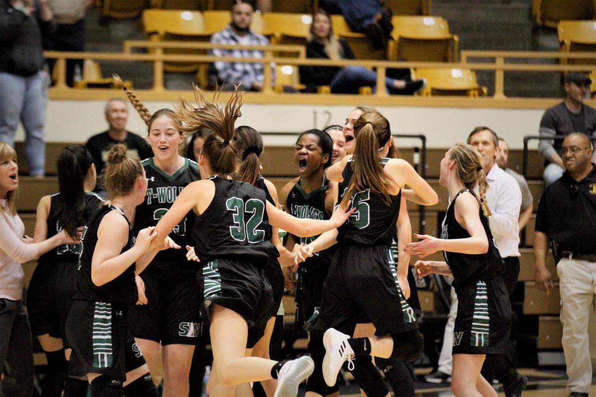 Blue Valley Southwest girls basketball team