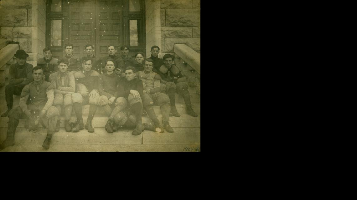 The 1905 Fairmount College football team.

