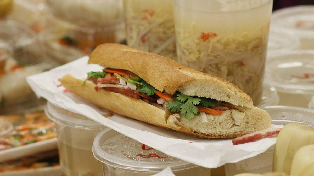 Banh mi sandwiches are always on the menu at the Wichita Asian Festival.