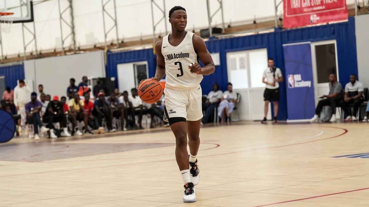 Joy Ighovodja, a 6-foot-4 point guard from Nigeria, was identified by Wichita State coach Paul Mills while playing for NBA Africa Academy last year at the NBA Academy Games.