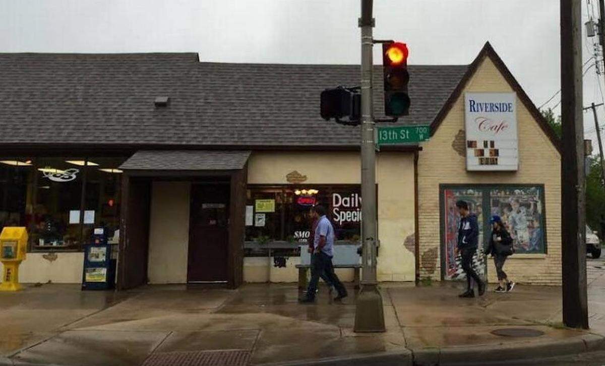 Riverside Cafe on West 13th Street has been closed since a June fire but should reopen soon.
