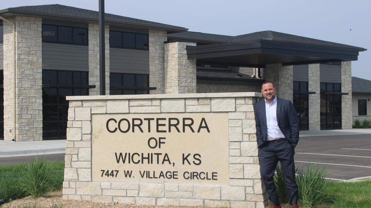 The response to Corterra Healthcare Ventures’ new 24-bed geriatric psychiatric hospital, which opens late this month near K-96 and Ridge Road, has chairman Erik Hatten feeling some conflicting emotions. He said he’s happy to fill a need but heartbroken that there are so many seniors suffering.