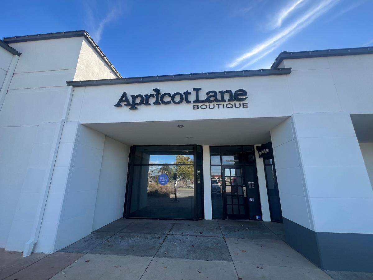 The women’s boutique Apricot Lane at Bradley Fair closed in November. Jill Hattan’s Pink Saloon/Assembly 19 clothing boutique is moving into the space later this summer.