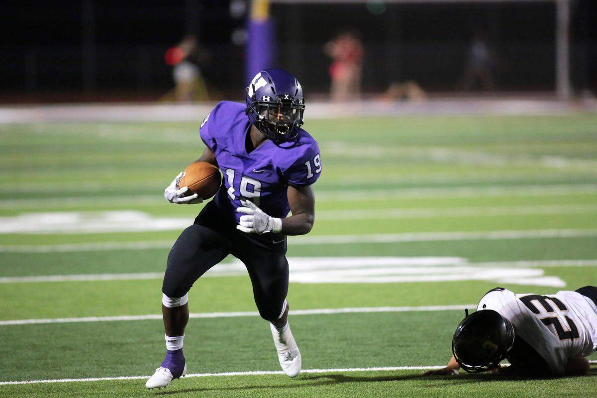 Valley Center running back Larry Wilson went off against Maize South on Friday. He broke a 99-yard touchdown in the win.
