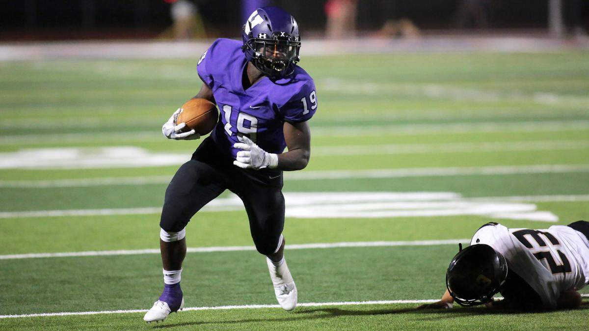 Valley Center running back Larry Wilson went off against Maize South on Friday. He broke a 99-yard touchdown in the win.