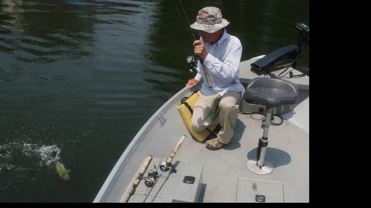 Ned Kehde annually catches about 5,000 bass a year. All are on finesse tackle.