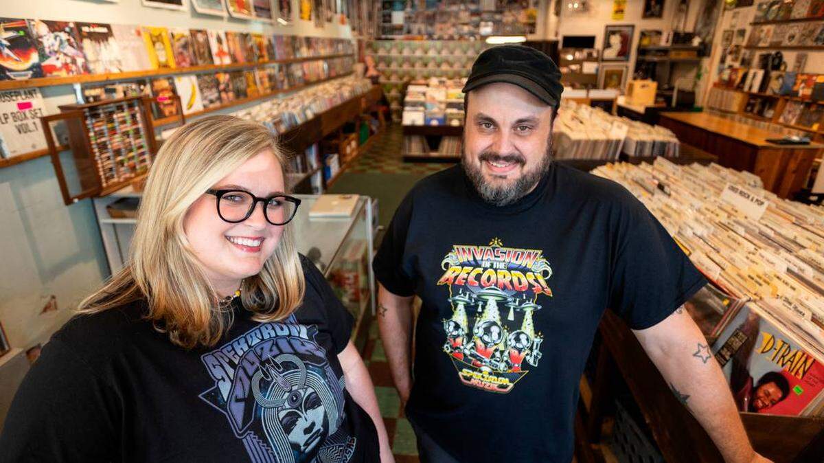 Spektrum Muzik owners Adam and Kirsten Phillips lost their lease at 905 Douglas in Delano in 2023 and moved around the corner. Their former space is now half of the new WBC Delano.