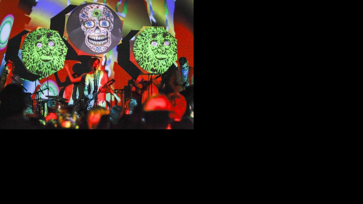 The band Of Montreal performed for the crowd at the Crown Uptown in April.

