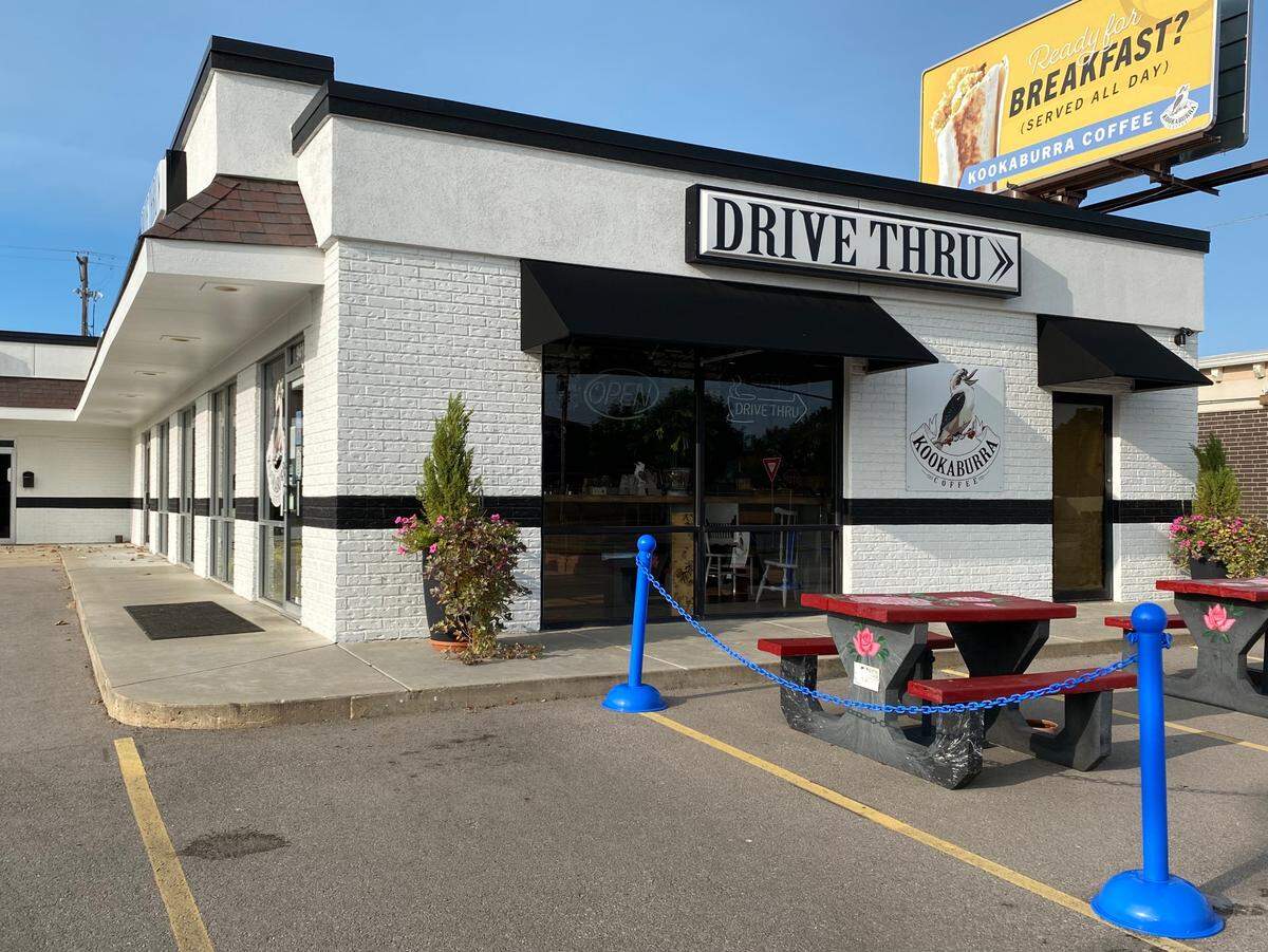 Kookaburra Coffee near Central and Tyler will be the site of a Blue Lives Matter protest on Monday.