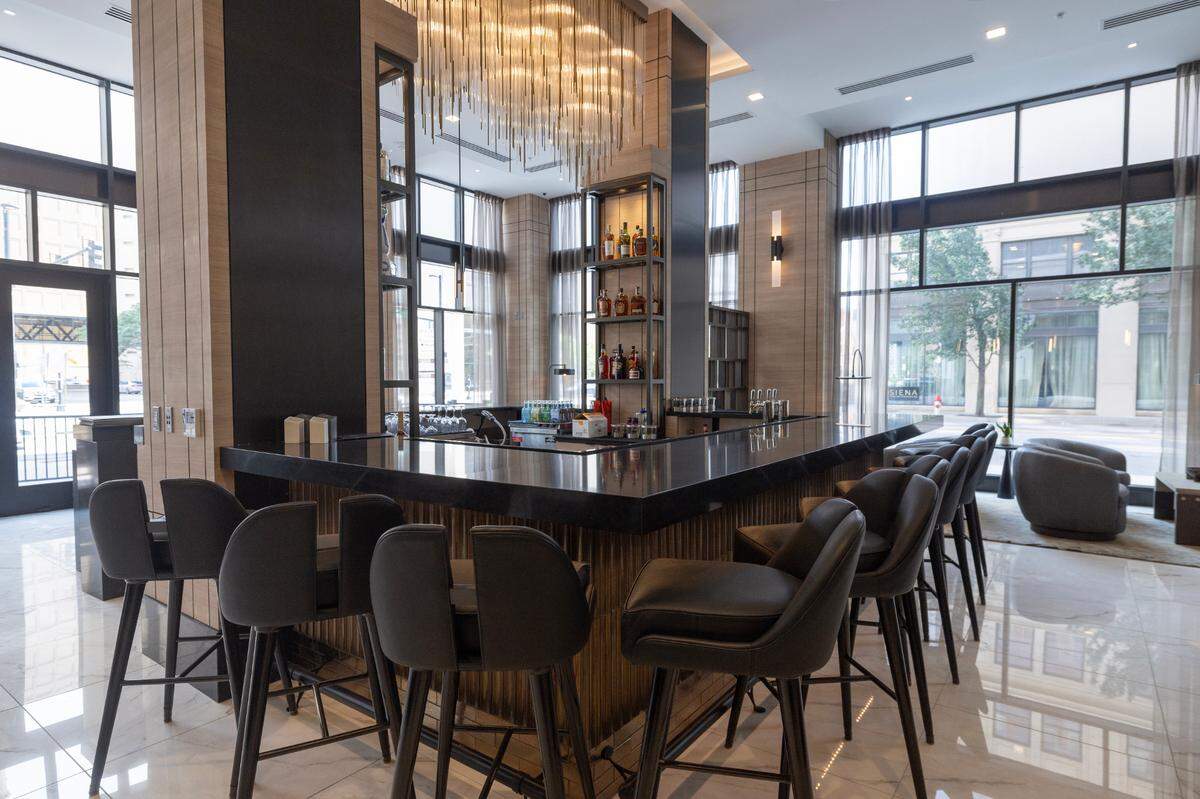 The bar inside the new AC Marriott hotel in downtown Wichita will have a gin focus.