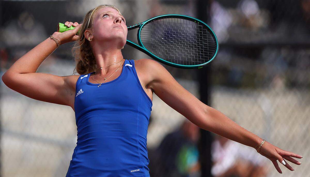 Andover senior Molly Gaddis won the Class 5A singles championship this past Saturday.