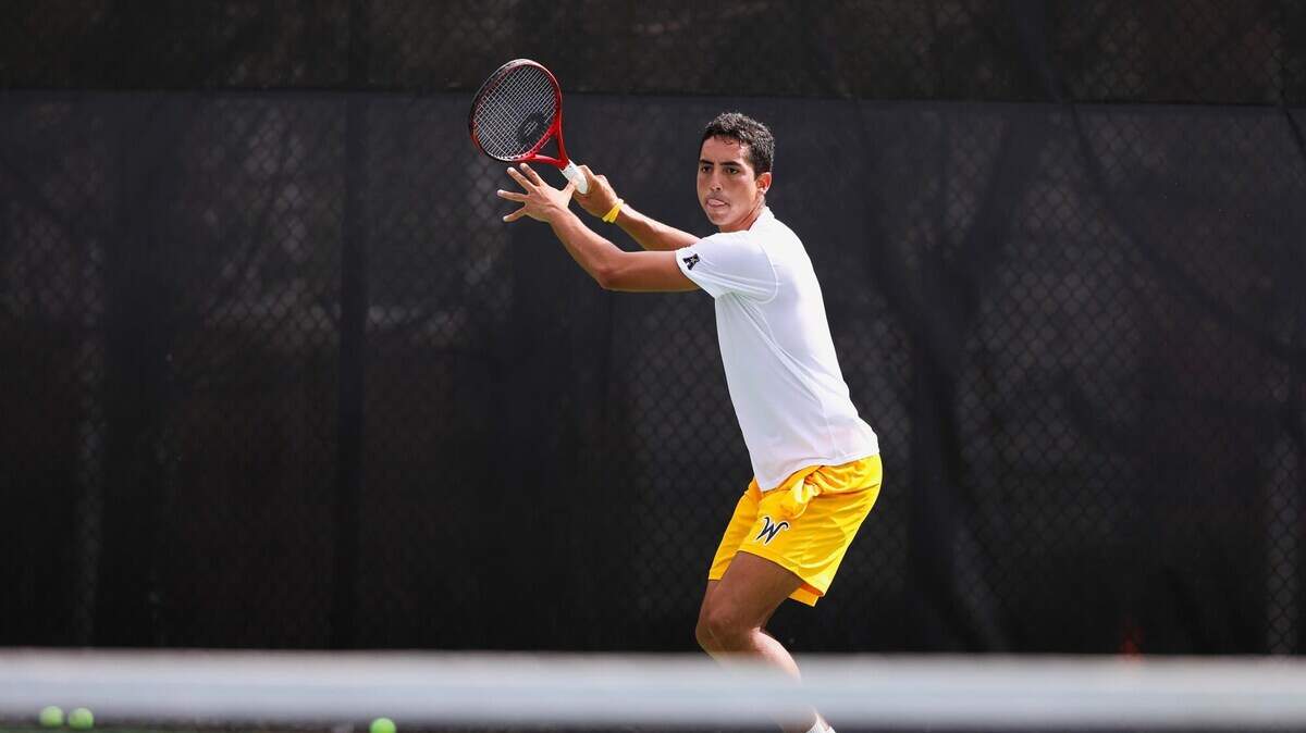 Wichita State senior Murkel Dellien is set to wrap up an All-American career for the Shockers’ men’s tennis team at this week’s AAC tournament in Florida.