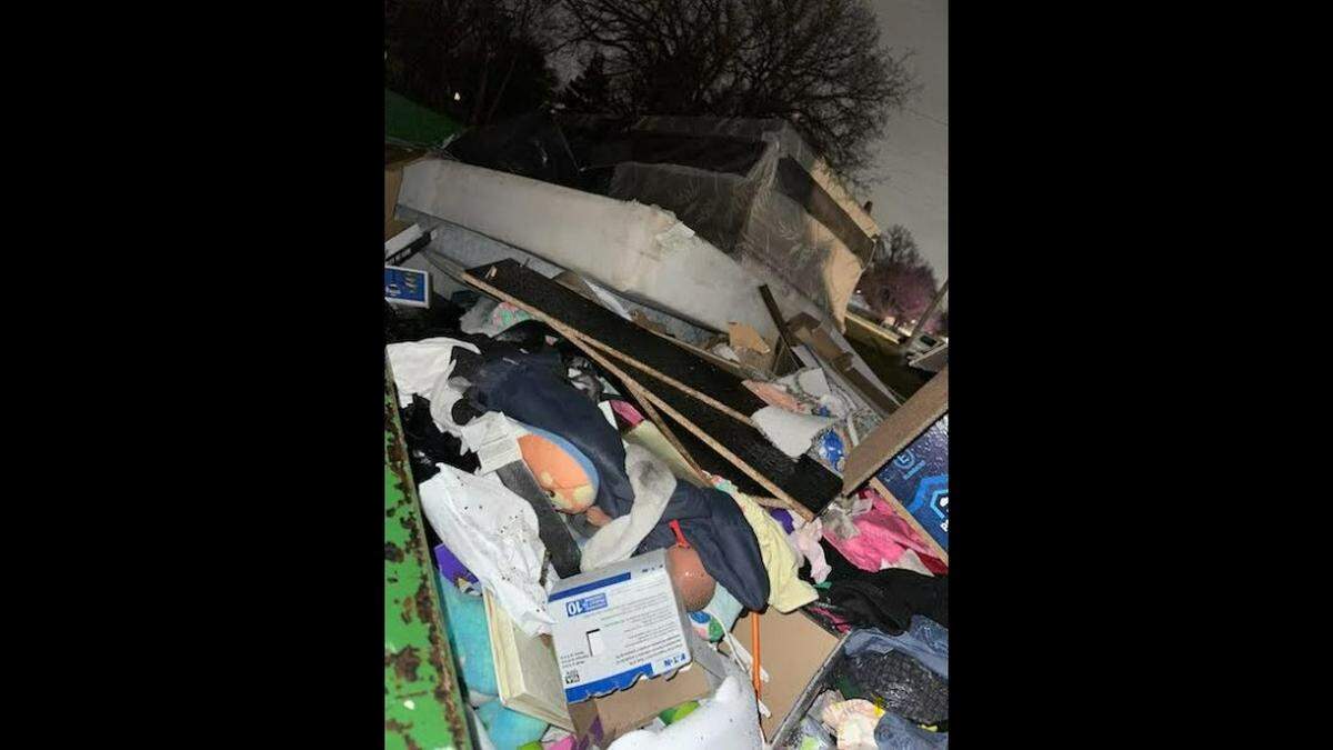Morris said his belongings were thrown in a dumpster and soaked in rain after his apartment was mistakenly emptied out.
