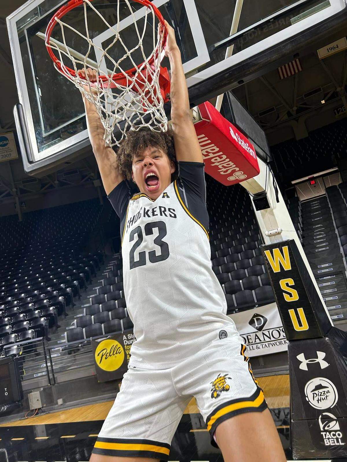 Isaiah Stewart, a 6-6 wing in the class of 2025, took an unofficial visit to Wichita State on Sunday.