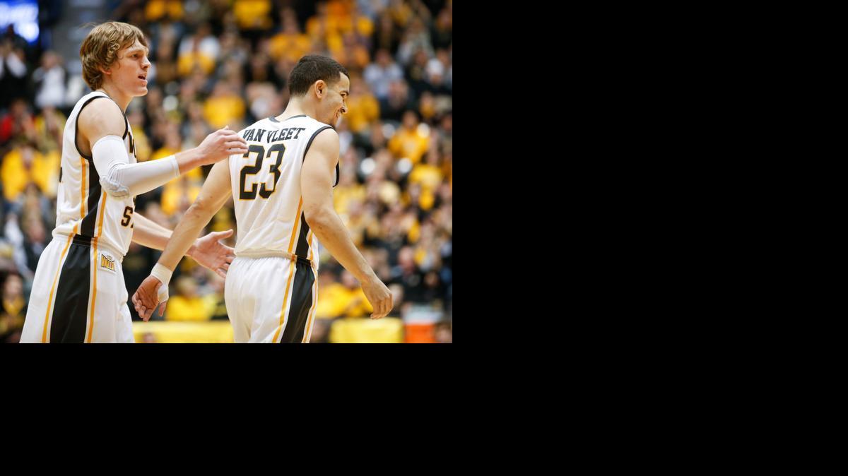 Ron Baker, left, and Fred VanVleet are two of the reasons the current Wichita State team is unbeaten and gaining praise from former Shocker stars.

