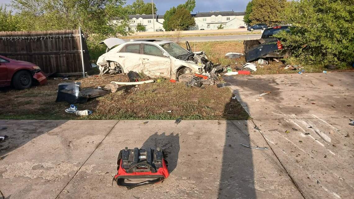 ‘Total chaos.’ Man accused of crashing into seven cars in west Wichita neighborhood