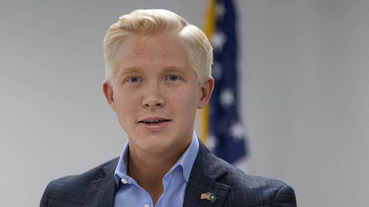 Hunter Larkin was reinstalled as mayor last month after a shakeup on the Goddard City Council.