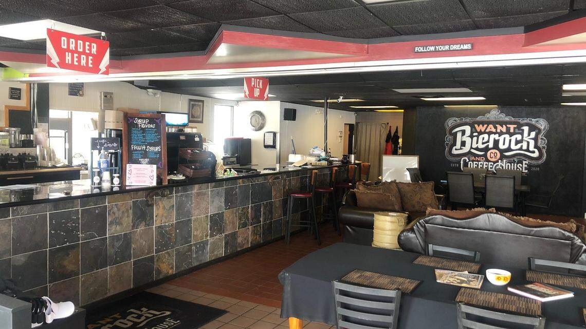 Want Bierock Co. and Coffee House owners Jim and Lori Want are reopening their cafe on West 13th Street.