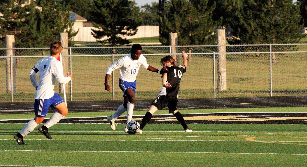 Bliss was moved from attacking midfielder to center back on the defensive line this season. (Sept. 18, 2018)