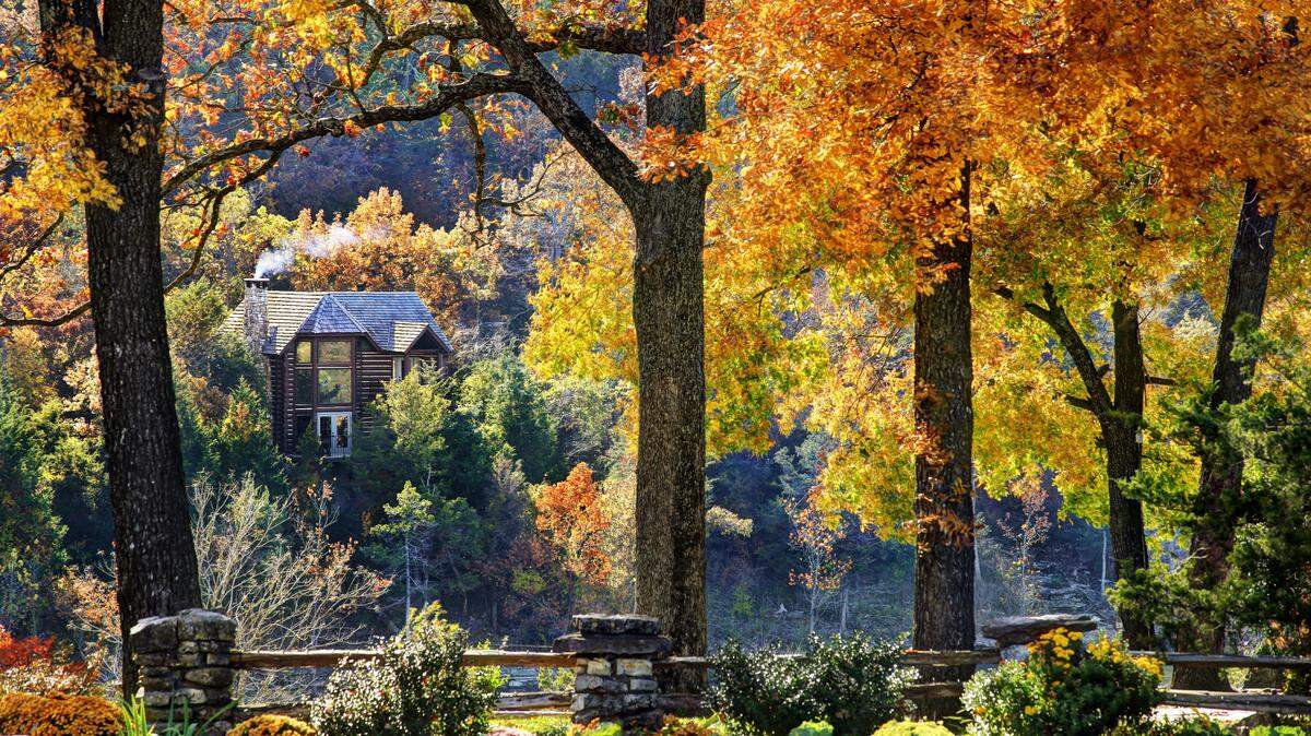 The Big Cedar Lodge in Branson, Missouri, is part of a 4,600-acre lakeside retreat created by Bass Pro Shops founder Johnny Morris.
