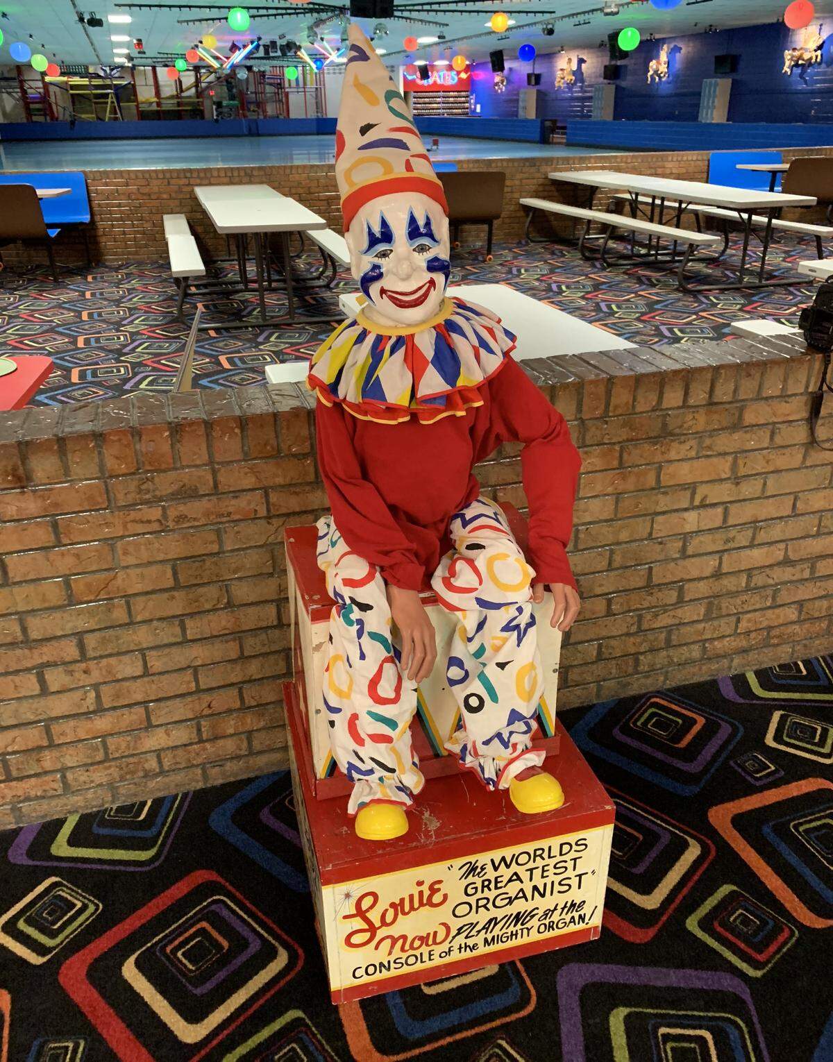Joyland’s Louie the Clown is now safe in storage.