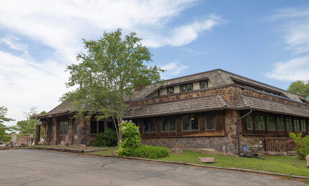 This office building at Maple and Maize Road was, in the early 1980s, home to a fine-dining restaurant called The Maples.
