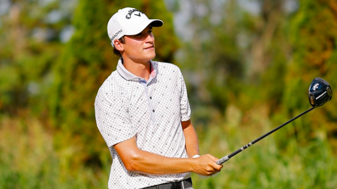 Adrien Dumont de Chassart in position to make Korn Ferry Tour history at Wichita Open