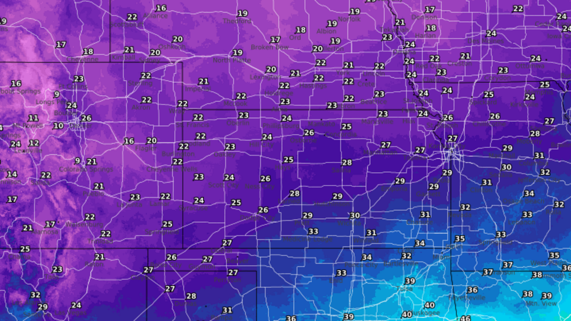 How cold will it be this weekend? Here’s the forecast