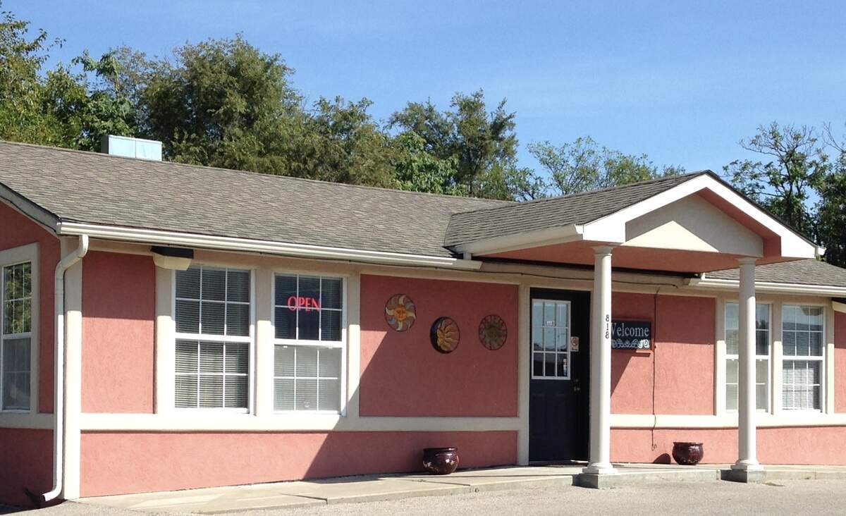 Rachel’s Kitchen, which just changed its name to 750 Soul, has operated in this coral-colored building since late 2014. It will move to a new, bigger space this fall, its owner says.