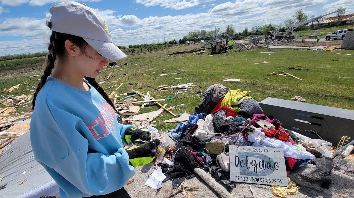 ‘The whole house started shaking’: Andover couple talk about moment tornado tore through home