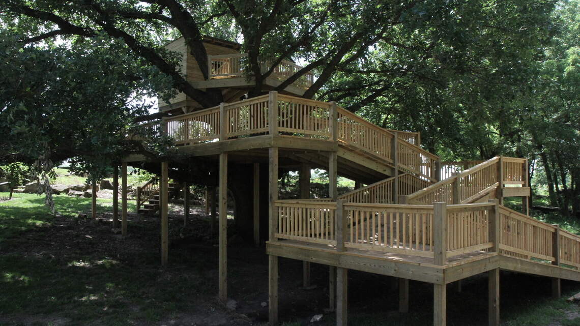 Massive treehouse — open to the public — near Wichita is one of the largest in the state