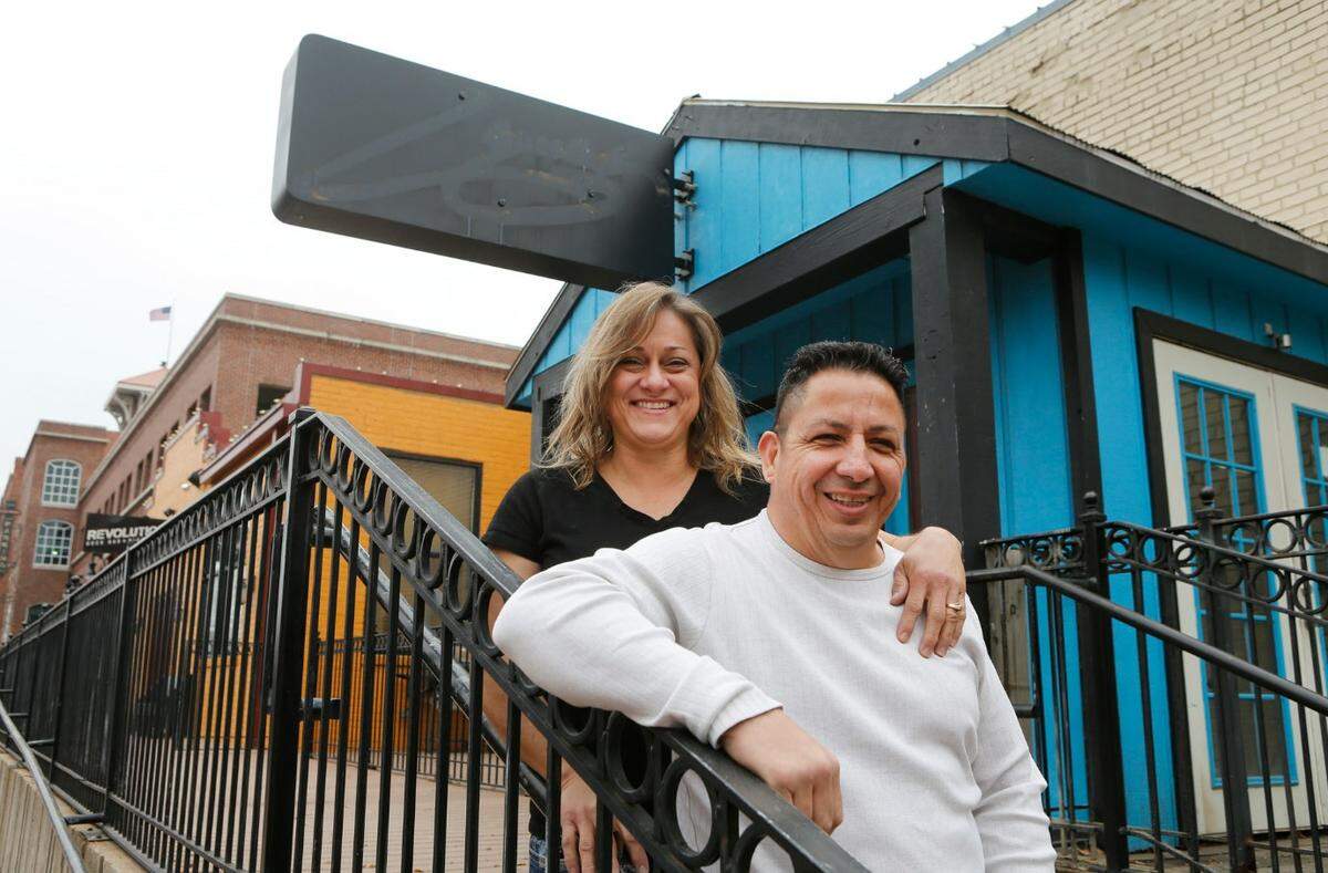 Pat Alvarez is pictured with is wife, Wendy, in 2013, when they opened the former Rage night club in Old Town.
