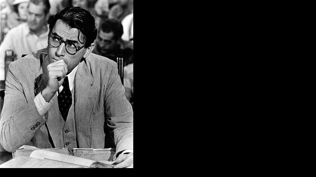 Gregory Peck stars as Atticus Finch in “To Kill A Mockingbird.”
