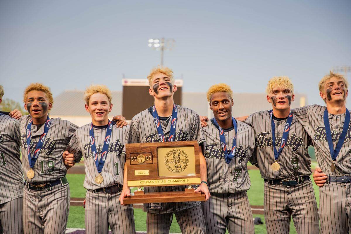 The Wichita Trinity Academy baseball team won its first state championship in program history this season.