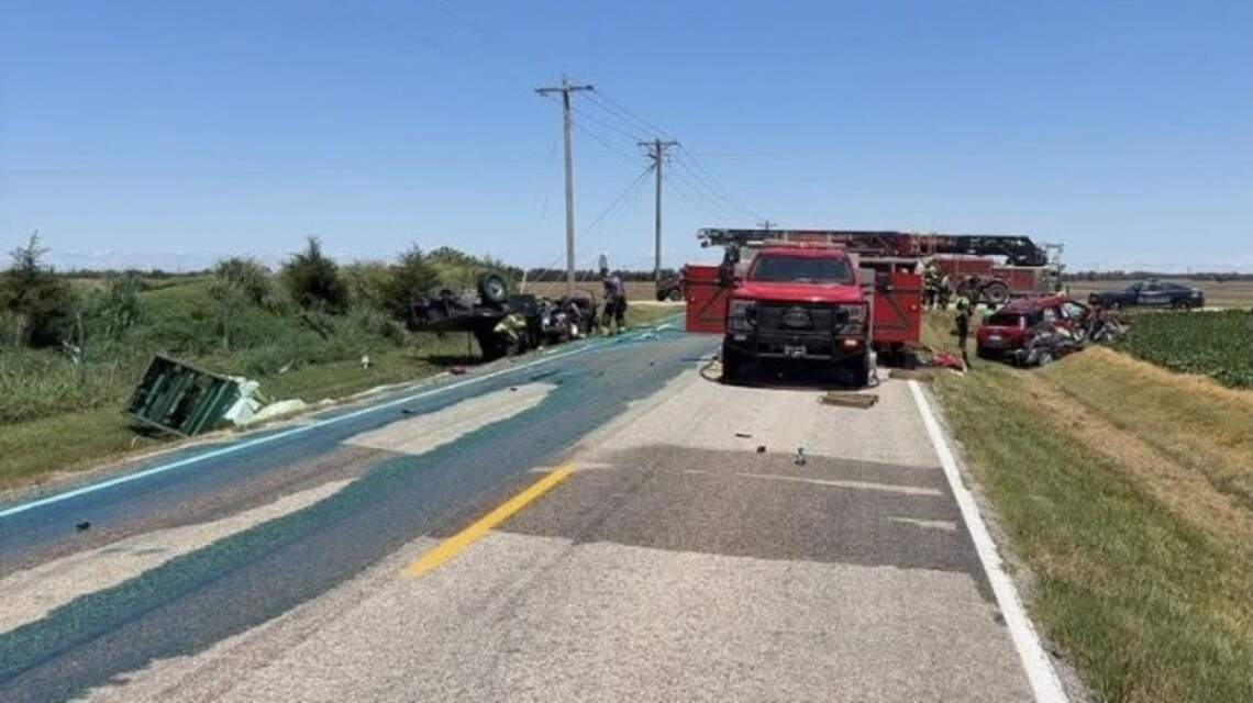 Injury crash near Goddard leaves pesticides mess, sheriff office says